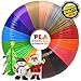 TIPEYE 3D Pen Filament Refills PLA 16 Colors 20 Feet 1.75mm with 200 Stencils eBook Total 320 Feet 3D Art Pen Filament, Canbor, MYNT3D, DigiHero, Soyan, Dikale, Vcall,Zerofire 3D Printing Pen