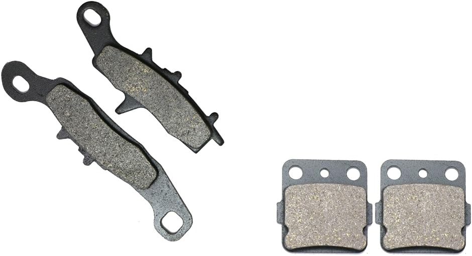 CNBK Carbon Brake Pads Set for KAWASAKI Dirt Bike KX100 KX 100 cc 100cc 01 02 03 04 05 06 07 08 09 10 11 12 13 14 15 2001 2002 2003 2004 2005 2006 2007 2008 2009 2010 2011 2012 2013 2014 2015 4 Pads