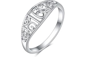 16th Birthday Gifts Princess Crown Ring for Women Friend