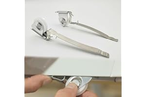 ACEPLANET Upper Sliding Screen Door Roller Assembly Fits Andersen Gliding Screens Part #1997063 (1991 to Present), 1-1/4" Nylon Concaved Wheels, 2 Pack