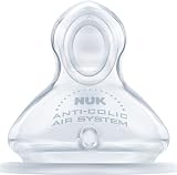 NUK First Choice+ Silicone Teats 6-18 Months Medium Hole 2 Count view 3