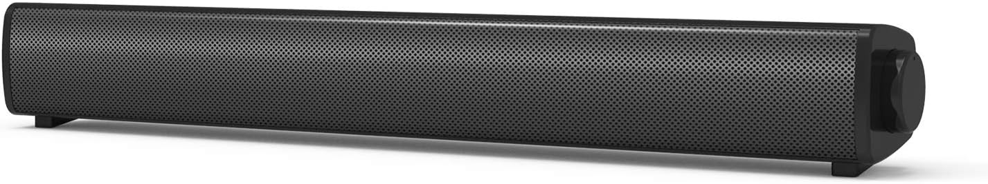 USB Powered Computer Speaker,3.5mm Aux-in Connection for Windows,Desktop,Smartphone,Tablets,Laptop,Projector-Black