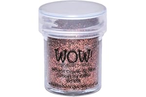 Wow Embossing Powder WOW! Embossing Powder, 15ml, Metallic Copper Sparkle (WOW-WS05R)