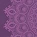 Gaiam Yoga Mat Premium Print Extra Thick Non Slip Exercise & Fitness Mat for All Types of Yoga, Pilates & Floor Workouts, Purple Mandala, 6mm