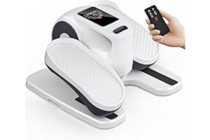 TIAGOWELL Under Desk Elliptical Machine, Electric Ellipse Leg Exerciser as Seen on TV for Seniors, Seated Pedal Exerciser with Remote Control & 12 Adjustable Speed for Home Office