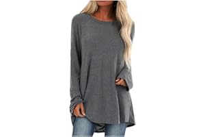 Aniywn Women's Plus Size Sweatshirt Tops Ladies Baggy Short/Long Sleeve Thin Solid/Printing Pullover Blouse T Shirts