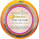Lip Balm Plumper Gloss 100% Natural Moisturizing Beeswax Treatment For Dry Cracked Chapped Mouth |Orangelyptus By FRANKINCENSE & MYRRH