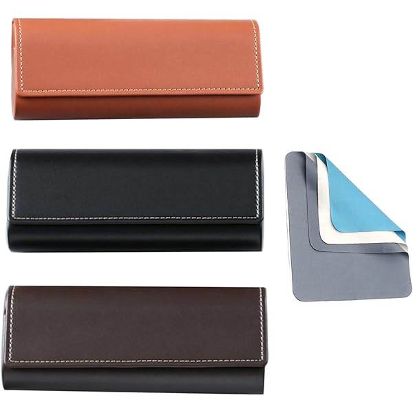 YAOYYG Etui Lunettes Rigide, Étui à Lunettes Rigide En Cuir