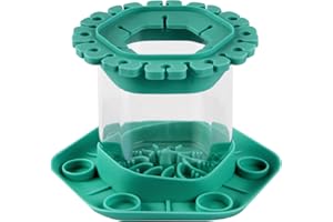 YOYOWY Paint Brush Cleaner, Paint Brush Cleaner Tool with Brushes Holder for Kids,Paint Brush Cleaner Rinse Cup for Acrylic,Watercolor, Art Paint, Acrylic Painting (Green)