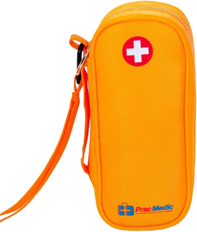 PracMedic EPIPEN Carrying Case Holds 2 Epi Pens or AuviQ, Asthma Inhaler, AntiHistamine