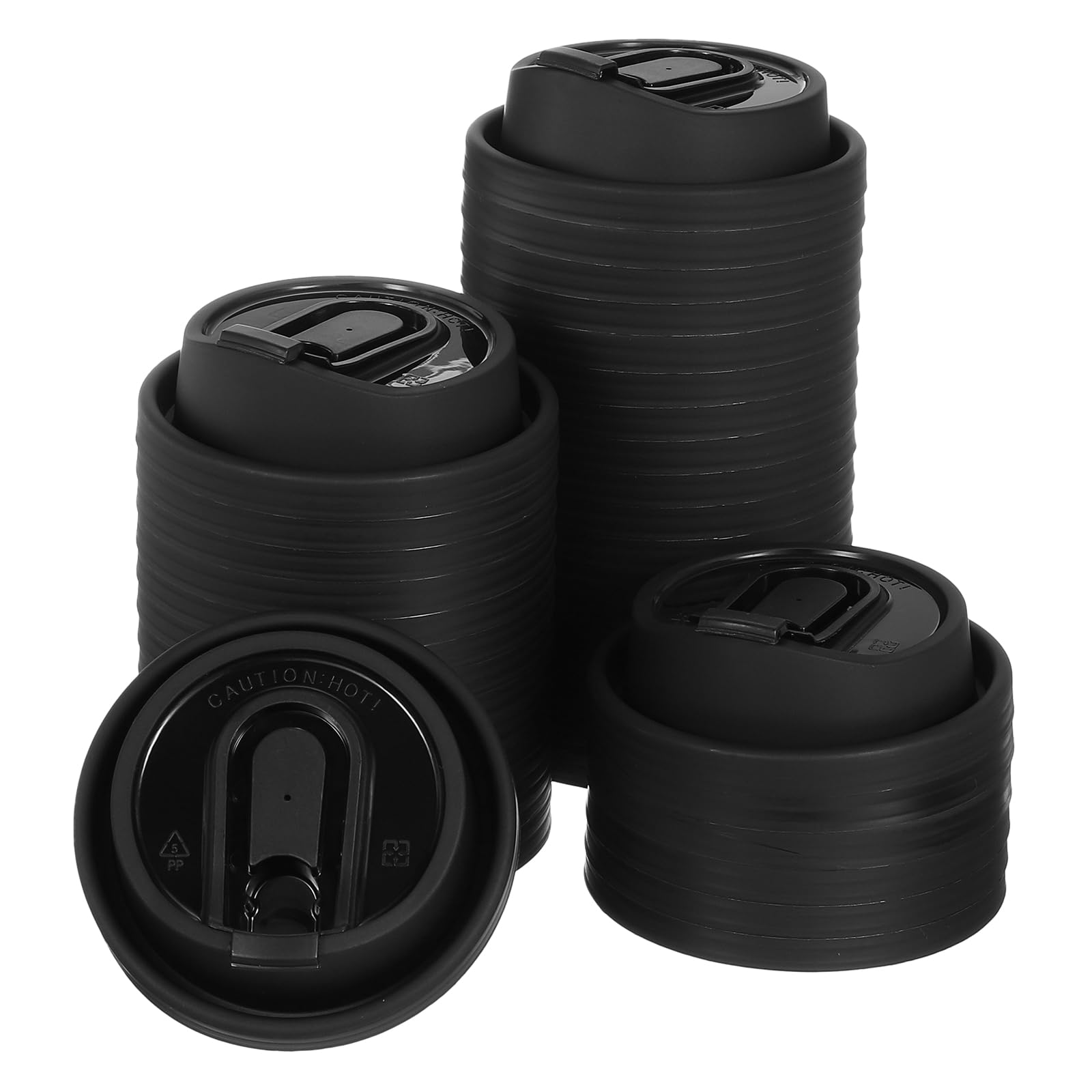 uxcell Disposable Coffee Cup Lids, 50 Count 79mm