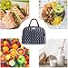 Vavabox Lunch Bags For Women,Insulated Lunch Box,Lunch Box Lunch Organizer Lunch Holder For Women/Beach/Party/Boating/Office/Fishing/Picnic(Black)