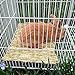 Tfwadmx Rabbit Grass Bed Portable Bunny Straw House Handmade Woven Hamster Bedding Nest Small Animal Chew Cage Toy for Guinea Pig Chinchilla Ferret Gerbil Rat with Hay Mats
