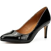 Unisex Men's Women's Classic Mid Kitten Heel Pumps