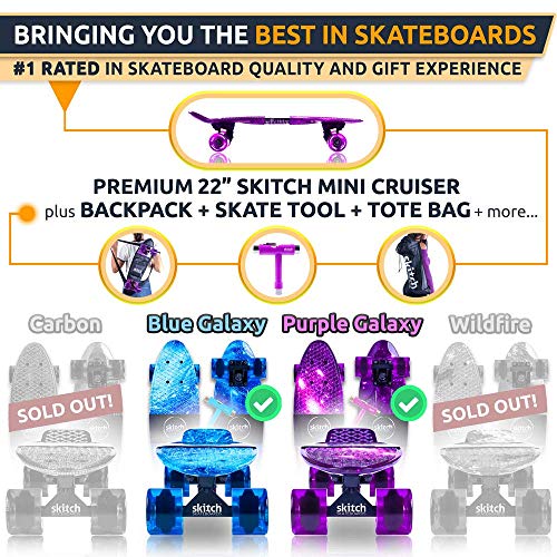 Skitch-Premium-Skateboard-Gift-Set-for-All-Ages-Complete-22-Mini-Cruiser-Board-Backpack-Skate-Tool-Tote-Bag