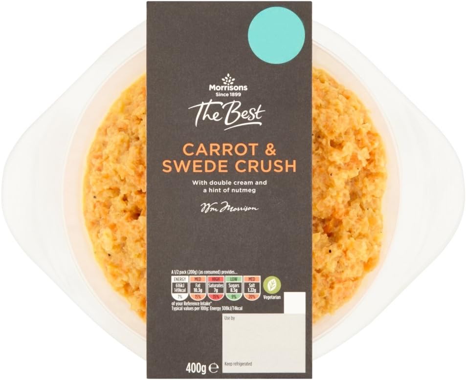 Morrisons The Best Carrot and Swede Crush, 400 g Amazon.co.uk Grocery