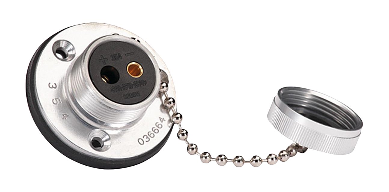 HELLA 8JB 002 281-002 Socket - 42V - 2-pin connector - Plug: Screw Contact