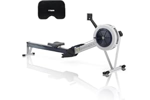 Concept2 RowErg Model D Indoor Rowing Machine - PM5 Monitor, Device Holder, Adjustable Air Resistance, Easy Storage with FitXion Seat Cushion