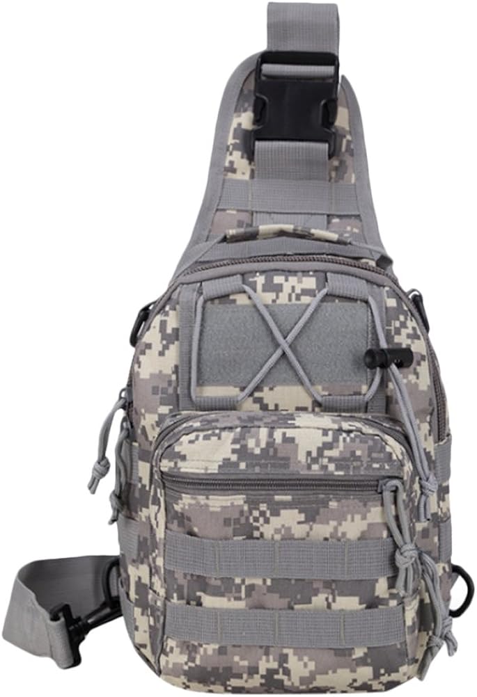 Zhuhaitf Tactical Cross Body Bag Sling Chest Pack Molle