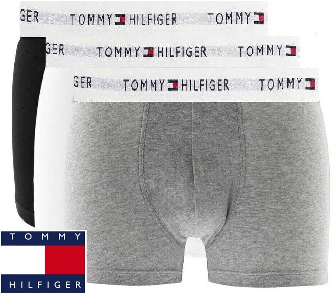 Tommy Hilfiger Men's Underwear Cotton Stretch Trunk: Clothing