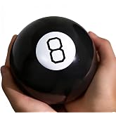 Mystic 8 Ball Decision Making Retro Fortune Telling Toy Novelty Black Eight Ball