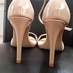 steve madden stecy blush barely there heeled sandals