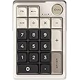 KZZI Mechanical Number Pad,Bluetooth5.0/2.4G/Type-C Wireless Numeric Keypad,RGB HotSwap Numpad with PBT Keycaps Rechargeable Gasket Number keypad for PC Laptop Desktop (Starry Gray)