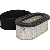 EZROAD MIU10906 MIU10905 Air Filter Set Compatible with Kawasaki FD680V FD731V Engine Compatible with John Deere X540 11013-2223 14864 w/Prefilter Lawn and Garden Tractor