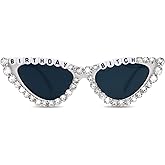 Semato Birthday Gifts for Women Birthday Sunglasses Birthday Cat Eye Sunglasses for Happy Birthday Gifts