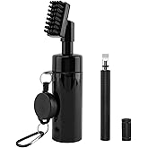 MAYIT Golf Club Brush with Golf Groove Sharpener Golf Cleaning Kit Golf Water Brush with Retractable Clip Leak-Proof Press Water Bottle Hold 5oz of Water Best Golf Gifts for Men