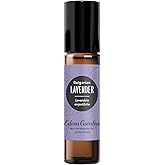 Edens Garden Lavender- Bulgarian Essential Oil Roll-On- 100% Pure Premium Grade, Natural, Therapeutic, Aromatherapy, Kid & Skin Safe, The Best for Comfort, Relaxation Pre-Diluted 10 ml (.33 fl oz)