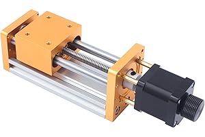 YIYIBYUS CNC3018plus Metal CNC Z Axis Stroke, 85mm Stepping Motor Z Axis Sliding Table Ball Screw Linear Slide Stage for CNC Machine T8 Lock Nut 300W 500W 800W Spindle