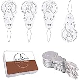 BEADNOVA Embroidery Needle Threader Tool 50pcs Aluminum Sewing Machine Needle Threader for Hand Sewing Cross Stitch Craft Knitting Quilting (50pcs)
