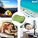 Reehut Ultralight Camping Pillow / Inflatable Air Pillow for Neck & Lumbar, Sleep in Comfort while Camp, Backpacking & Travel (Green)