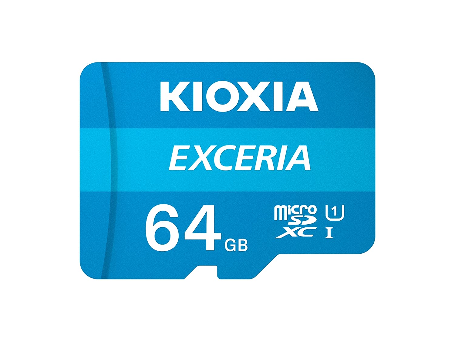 KIOXIA 64GB EXCERIA microSD Memory Card U1 Class 10 100MB/s Max Read Speed, Full HD Video Recording
