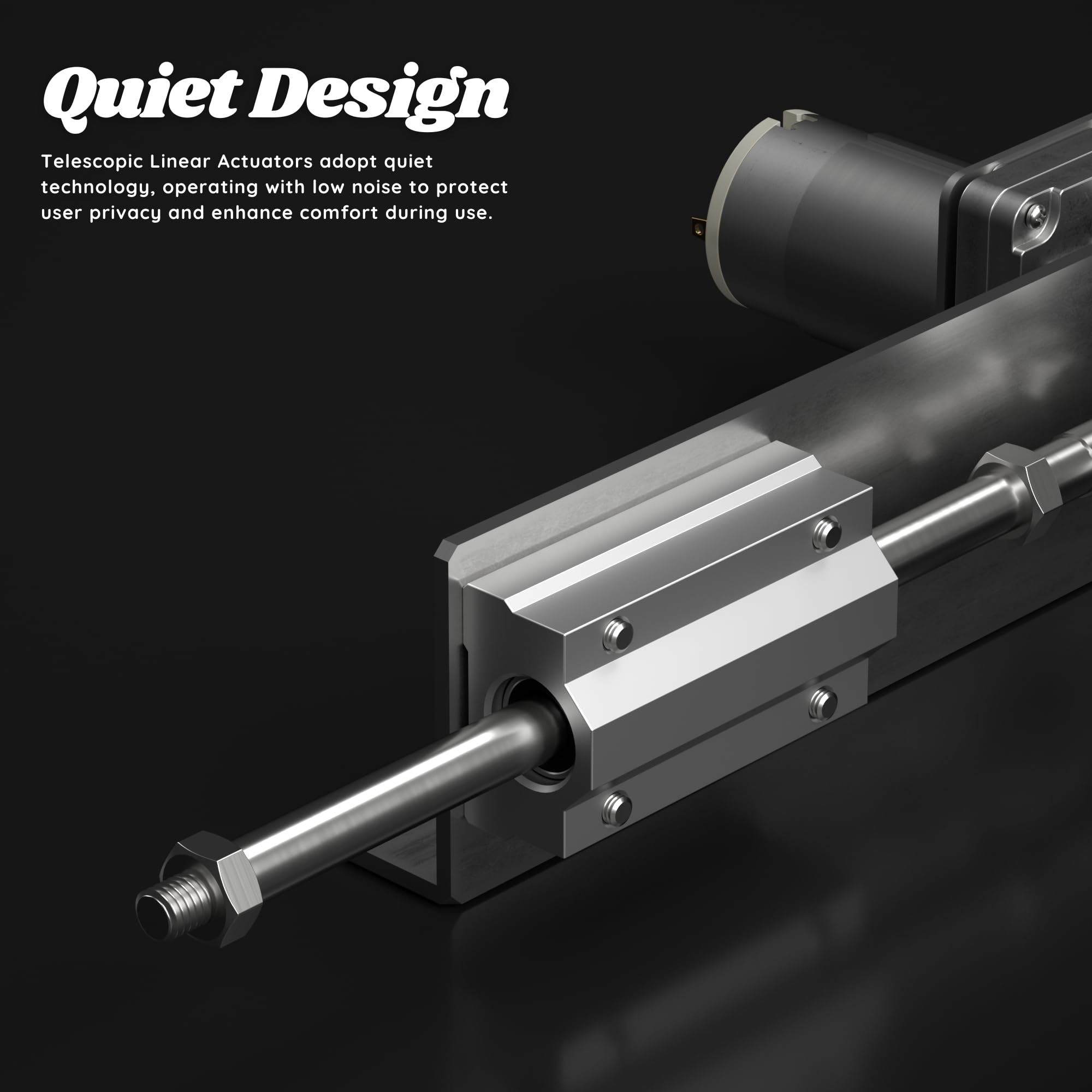 DIY Reciprocating Linear Motor DC 24V Long Stroke 1.18"-6" Adjustable Telescopic Motor 160rpm - View #3