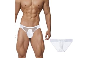 Meshal Sheer Men's Bikini Briefs Silky Smooth Sexy Seamless Lingerie See Through Bulge Ball Pouch Underwear
