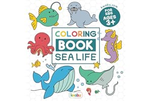Coloring Book Sea Life For Kids: For Preschool Children Ages 3-5 - Many Sea Animals & Other Things From The Ocean To Color Fo