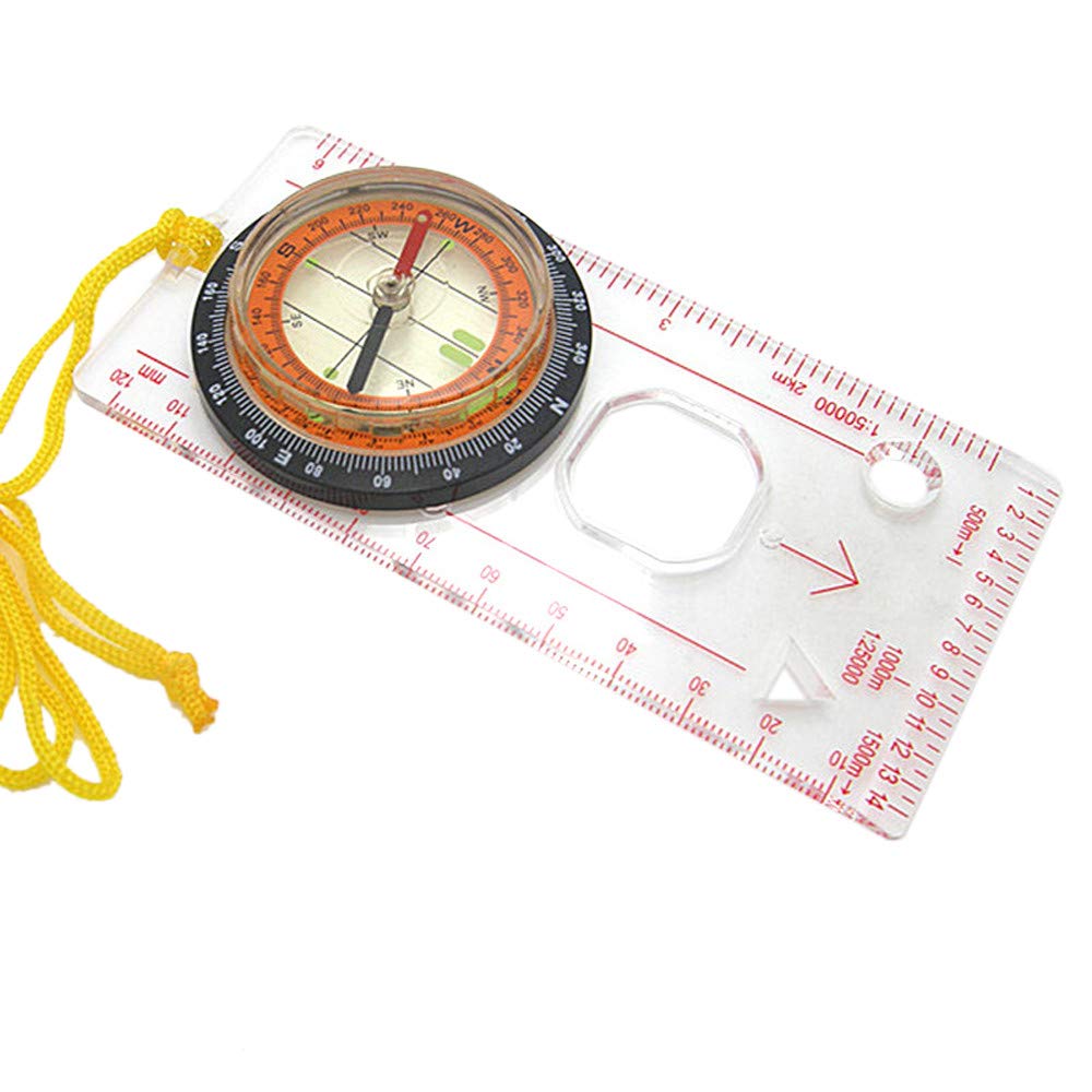 Hiking Compasses & GPS Magnifying Compass Ruler Scale Scout Hiking