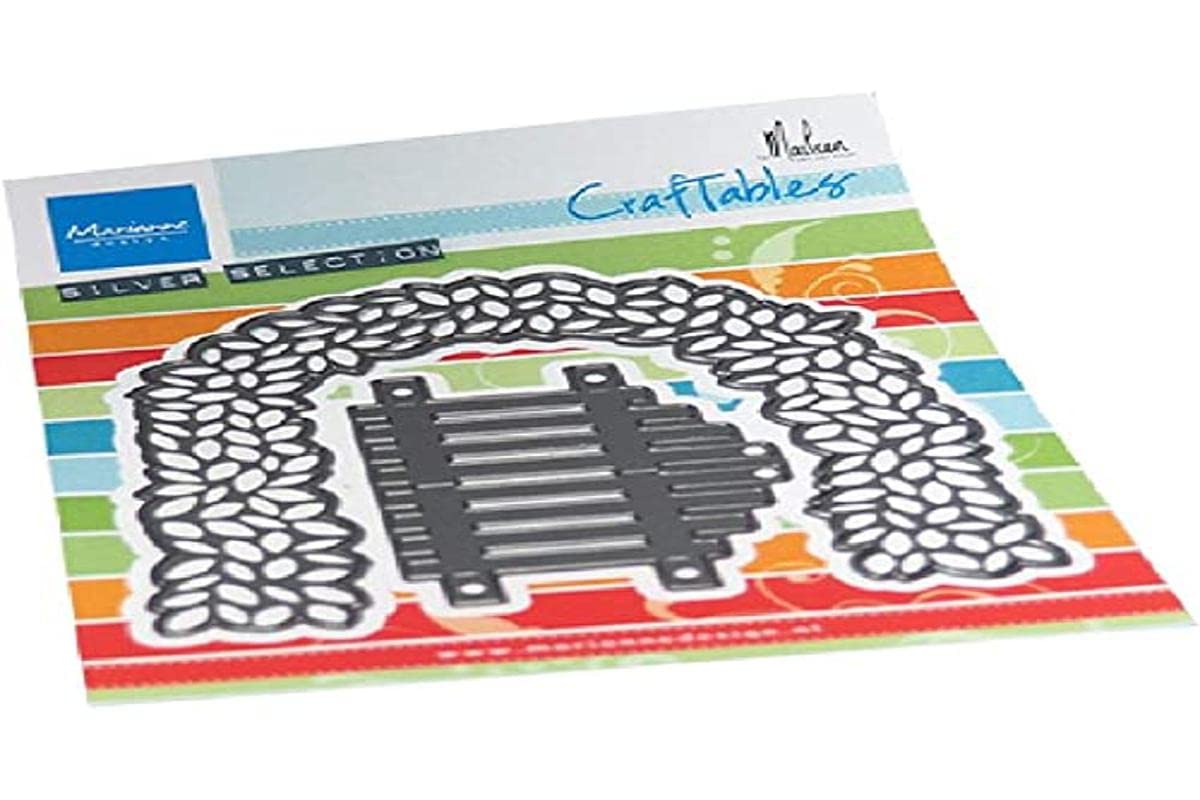 Marianne Design Craftables, Arche by Marleen, for Paper Craft Projects, Silver or White, One Size