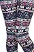 VIV Collection Print Brushed Capri Cropped Leggings Listing 1