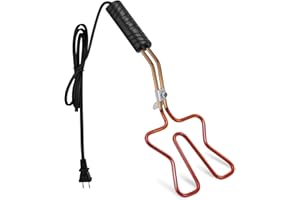 Electric Charcoal Starter Ajiaguo 700W - Premium BBQ Grilling Fireplace Coal Lighter Easy & Quick Ignite Briquettes |No Sparks or Flames | 304 Stainless Steel Coils Elements 5ft Long Cable (CB 2)