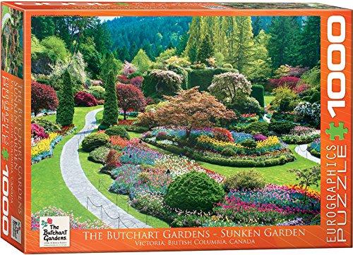 EuroGraphics Butchart Gardens - Sunken Garden Jigsaw Puzzle (1000-Piece)