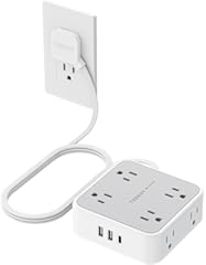 TESSAN 11-in-1 Surge Protector Strip 5ft