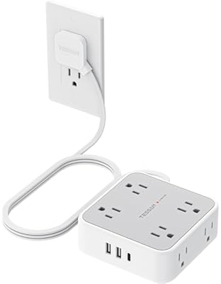 TESSAN 11-in-1 Surge Protector Strip 5ft 1