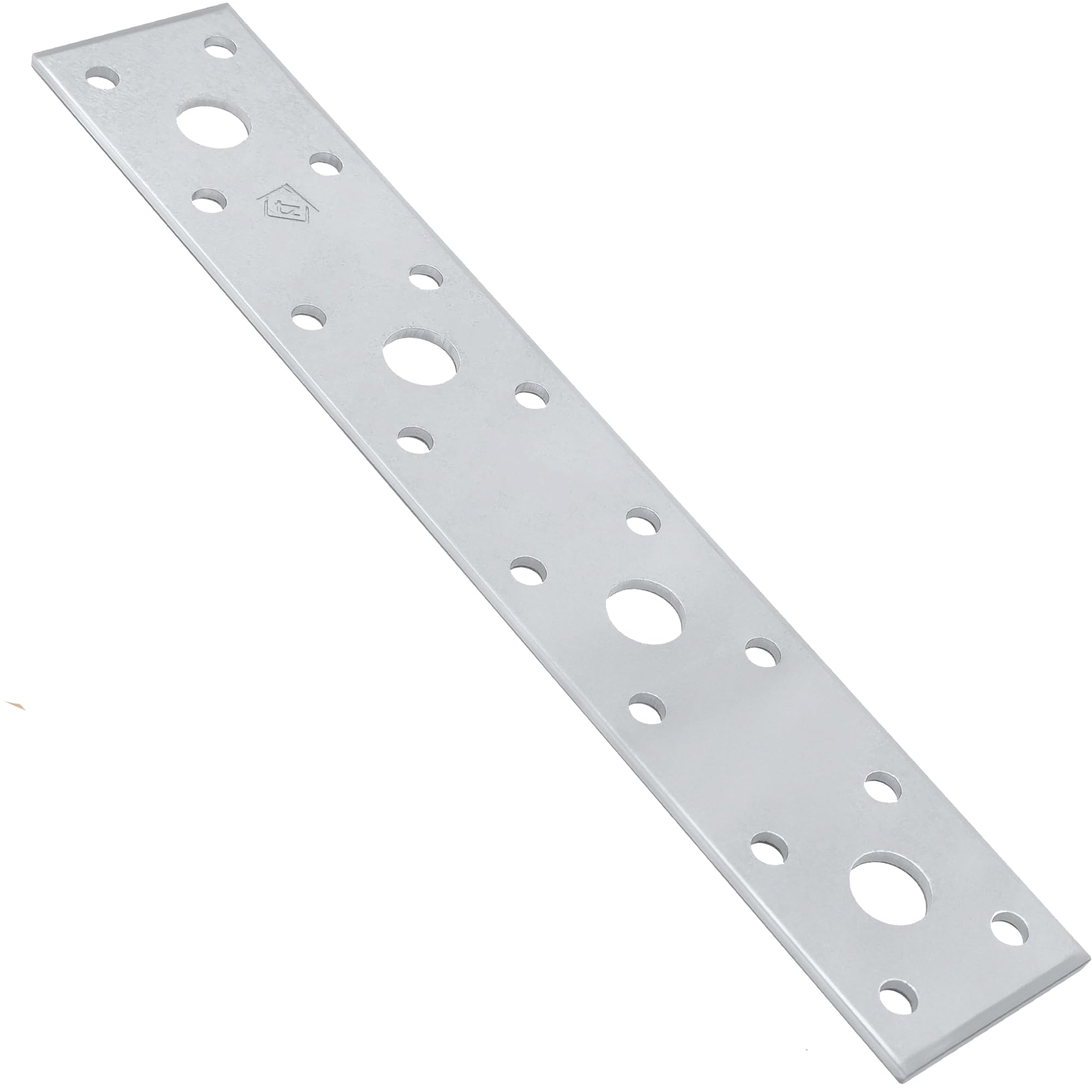 10 x Flat Connecting Joining Plate (200mm x 35mm x 2.5mm) 2.5mm Thick Galvanised Heavy Duty Bracket Steel Sheet Timber