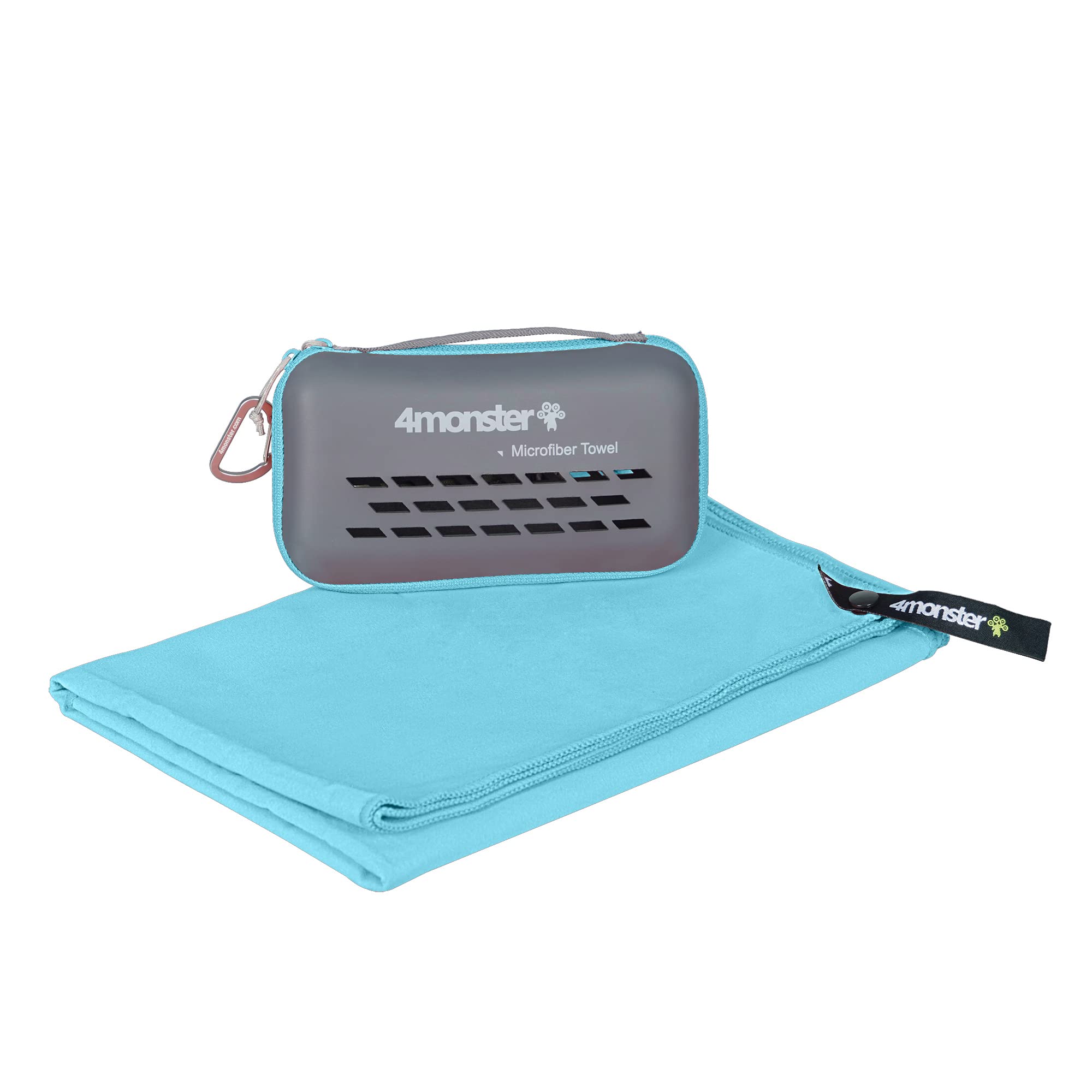 4Monster スポーツタオル アウトドア マイクロファイバー タオル コンパクト 速乾タオル ジムタオル フェイスタオル スイミングタオル 旅行 バスタオル商品画像