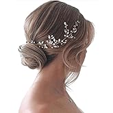 JAKAWIN Bridal Hair Accessories Wedding Hair Piece Rhinestone Hair Vine for Women HV113