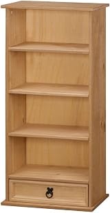 Mercers Furniture Corona 1 Drawer DVD Rack Shelving Storage Unit Light Fiesta view 3