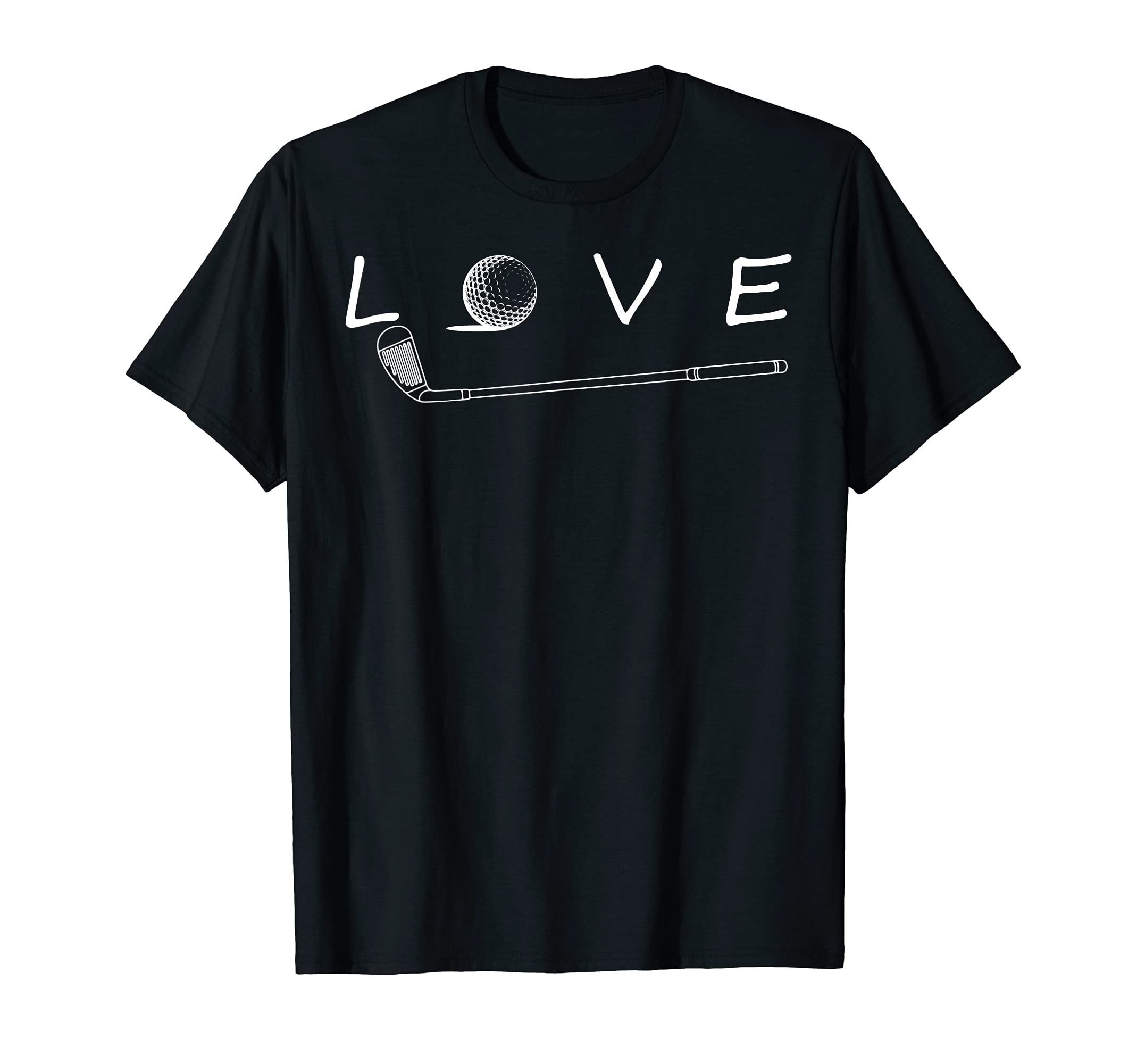 Golf Player Love Golf Club Graphic T-Shirt